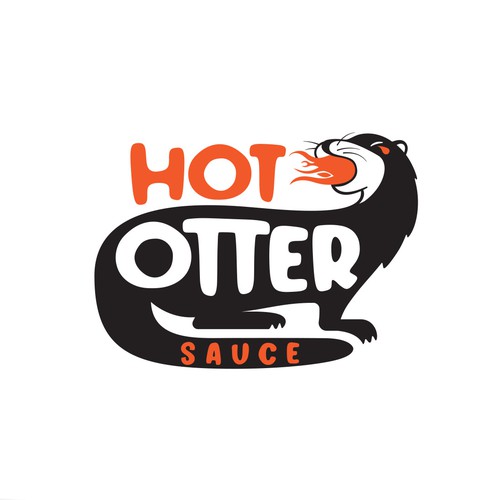 Design a Hot Sauce logo with an Otter Design by ACorso