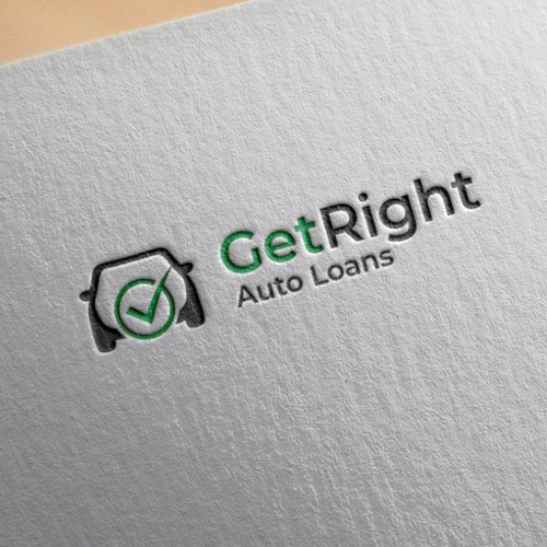 Get Right Auto Loans Logo Design by Ryaani