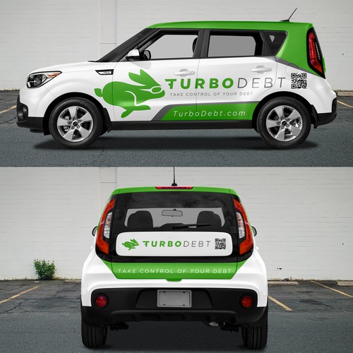 Kia Soul Car Wrap Design for Hot Fintech Startup Design by DuhaCreative