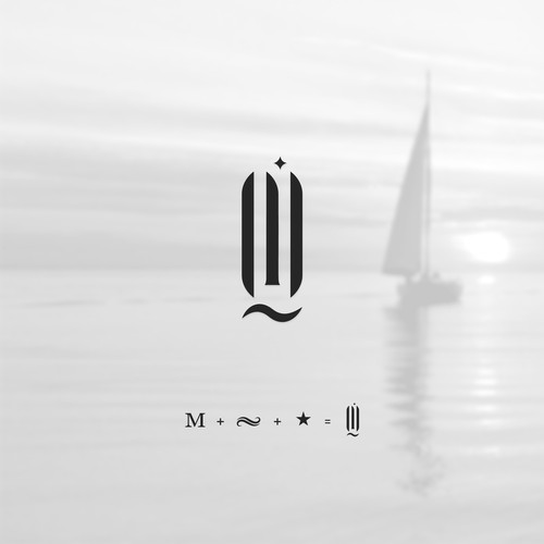 Very simple design. Just the letter M Réalisé par bayuprakoso