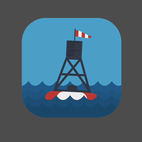 iOS App Icon for Buoy application Icon or button contest