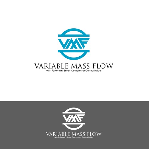 Falkonair Variable Mass Flow product logo design Design by RAM STUDIO