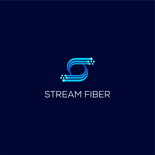 Stream Fiber Logo Design by mark992