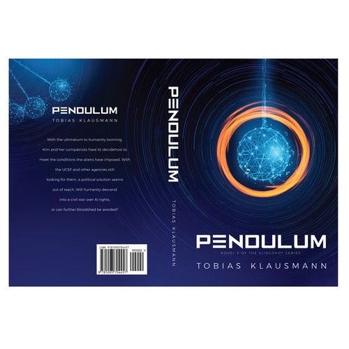 Book cover for SF novel "Pendulum" Design von Klassic Designs