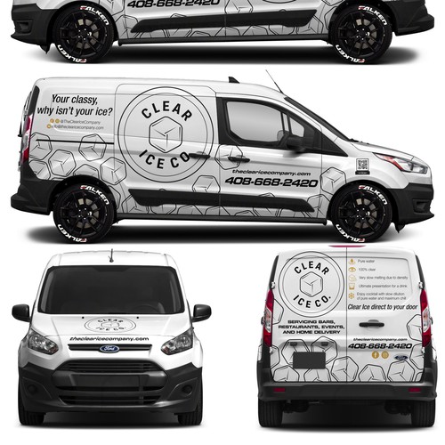 ⭐🥃 Clear Ice Company Car Wrap 🥃 ⭐ Design von aricaturrash