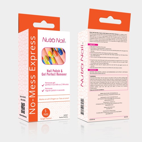 Nutra Nail Gel Remover Design by VIVID_Design.