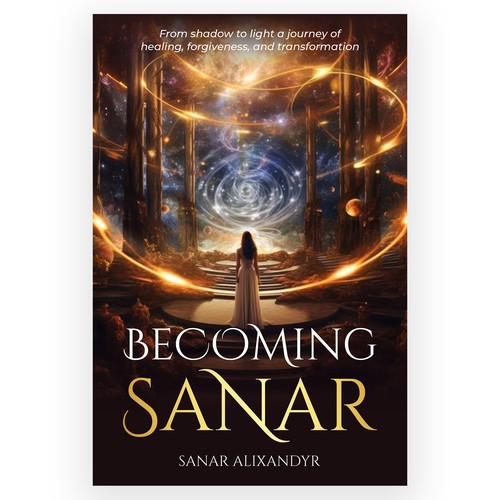 Book Cover Design (Becoming Sanar) Design by Shreya007⭐