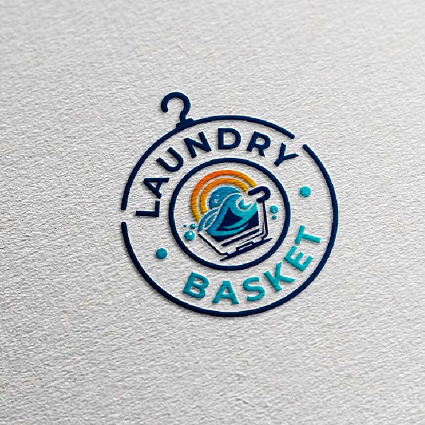 Design by mean.it titled "Modern and Fresh Logo for Self Service Laundromat"