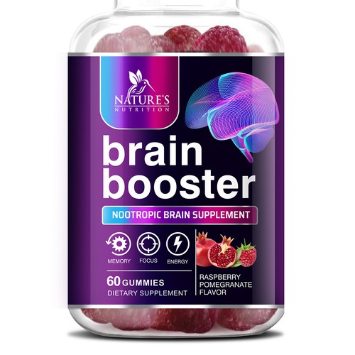 Brain Booster Supplement Design Needed for Nature's Nutrition Design by sapienpack