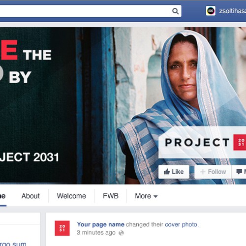 Create a Facebook Header design for PROJECT2031 Design réalisé par ArtisteXz