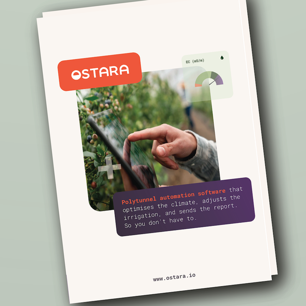 Brochure for agricultural tech company