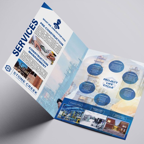 Brochure for Construction Company Design by Saddam Hosen