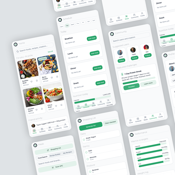 Nutrition Mobile App