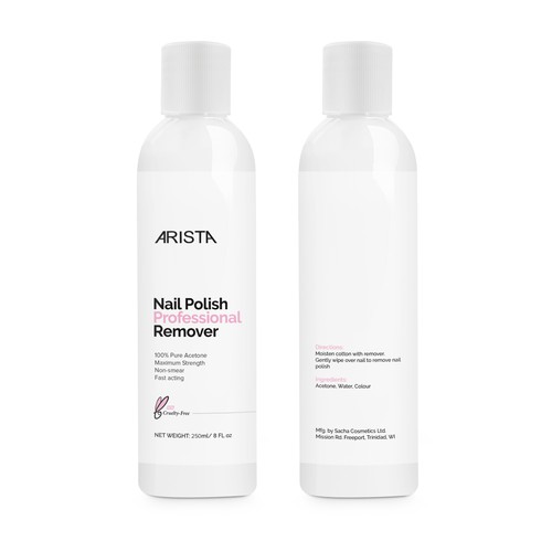 Arista Nail Polish Remover Design by DesignSBS