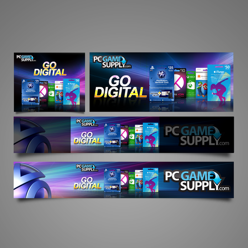 Brand Banners For Pc Game Supply Banner Ad Contest 99designs