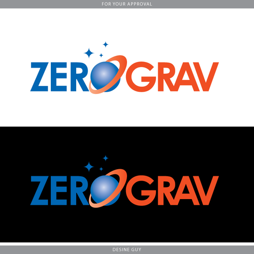 Nice, friendly logo for Zero Grav Design réalisé par Desine_Guy