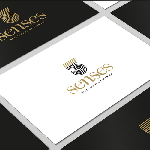 Restaurant logo to stimulate 5 senses Design by UZWEN