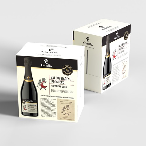 NEW CASE for Prosecco DOCG "MARCHIO STORICO" Design by Windmill Designer™