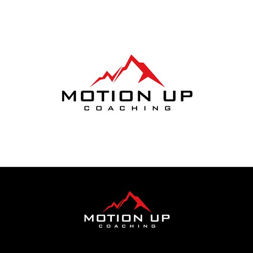 Motion Up / Mountain Sports Coaching logo Design by AjiCahyaF