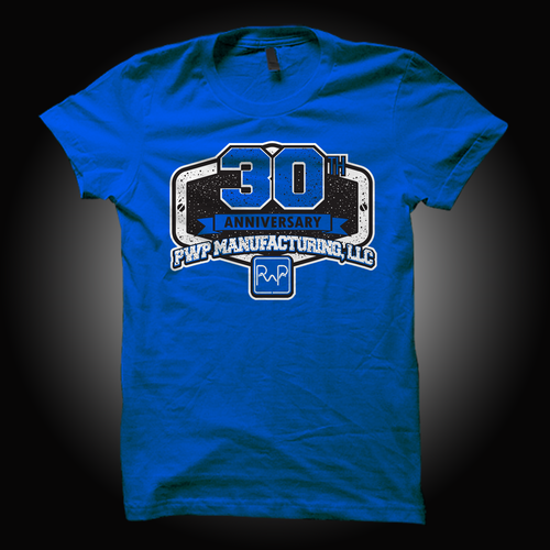 Design a 30th Anniversary t-shirt for PWP Manufacturing | T-shirt contest