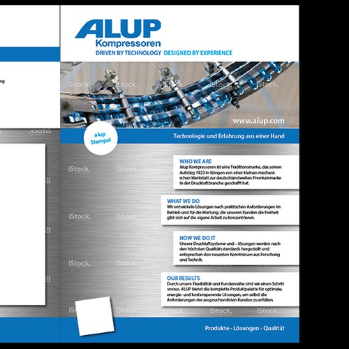 Brochure contest entry by Sabrina Kraft