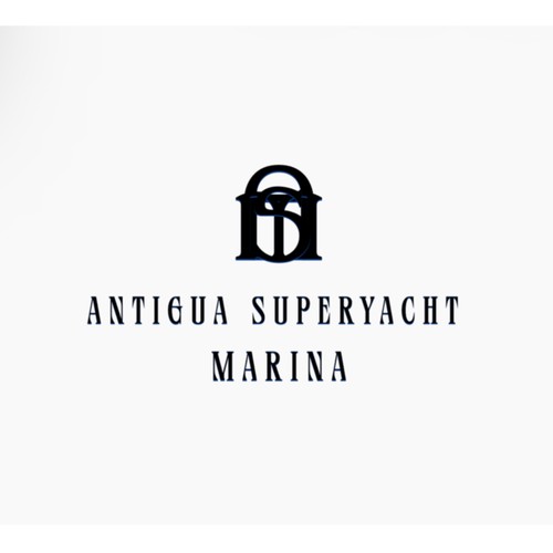 Logo for Antigua Superyacht Marina Design by fernilart