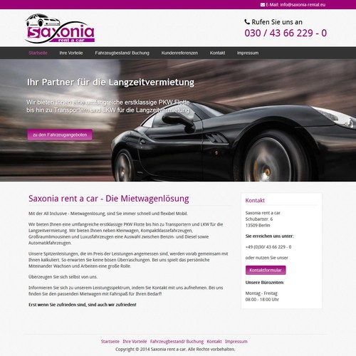 Web page design contest entry by a-mueller-design