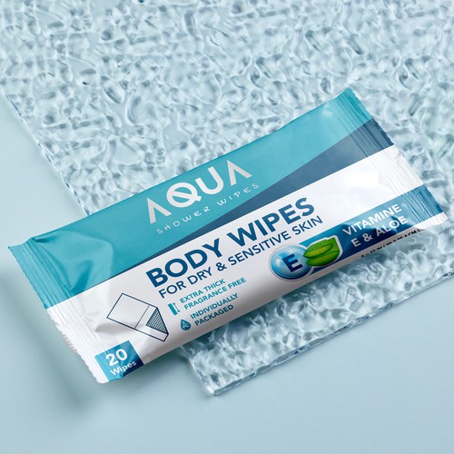 AQUA SHOWER WIPES :D Design by MeDesign✦