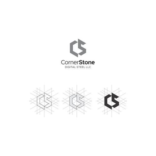 CornerStone logo design Design by Design Stuio