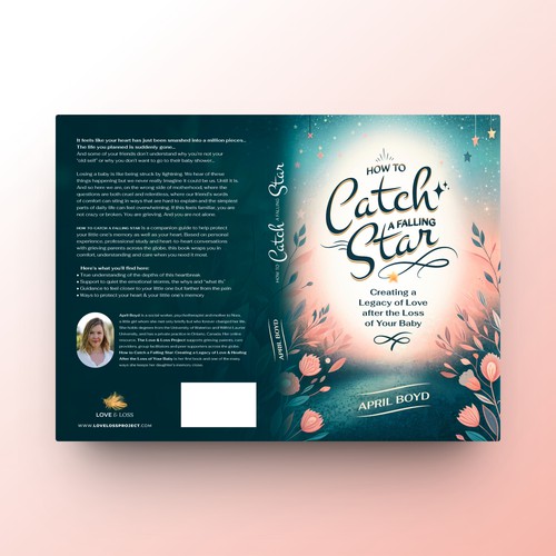 Design a book cover for "How to Catch a Falling Star" Design by Esteban Ibarra