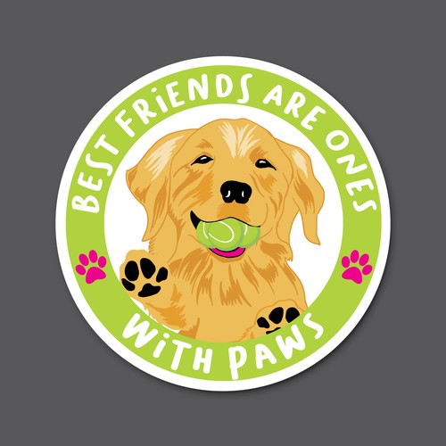 Design an amazing sticker for passionate dog owners and dog lovers Design by BnPixels