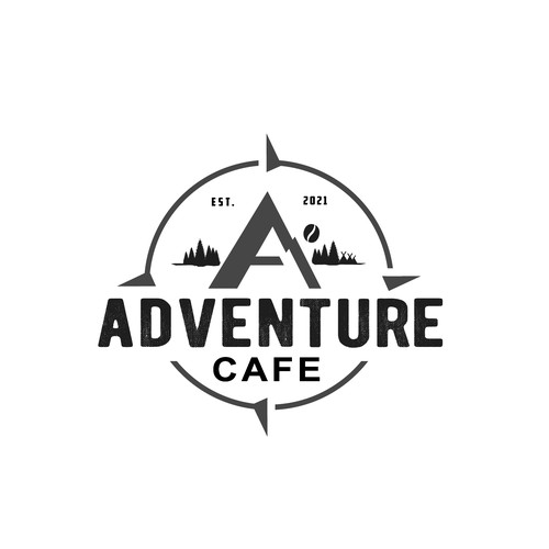 eye-catching logo for new cafe Design by Fortuna Design