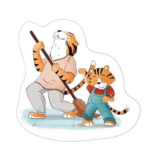 Design Habit Stickers for children and young parents por Onga Dmytro