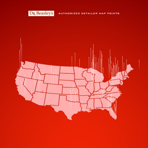 Design a coverage map for an eCommerce brand's authorized installers Design by Alfian_santoyan