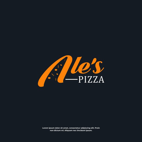 Diseño de Rebrend Ale's pizza (Pizzeria da asporto) de Vscoanzo