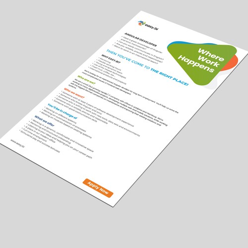 Advertisement template that engages Design by Creativedzine