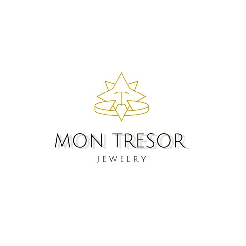 Unique Jewellery brand logo design Design by DesignByLupi