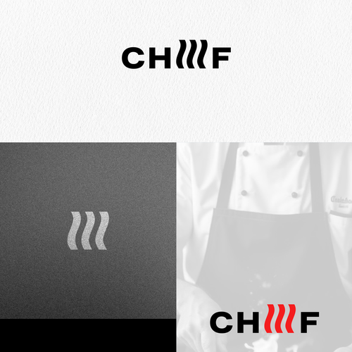 "CHEF": Food & Cooking Social Media Logo Design by ∴ Maha Ji ∴