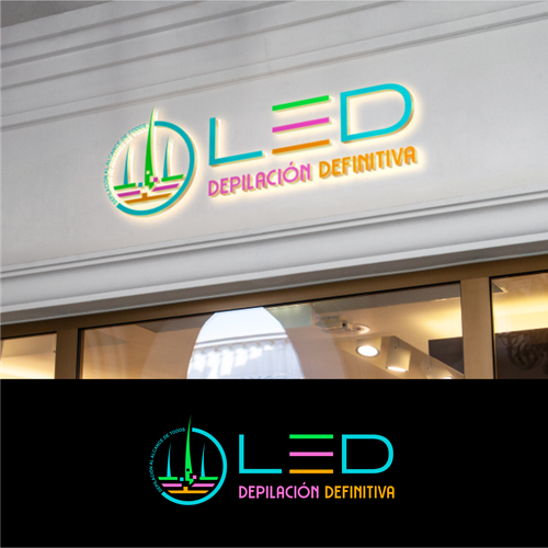 Diseño y Logo para Empresa de Depilación Definitiva Design by Elesense