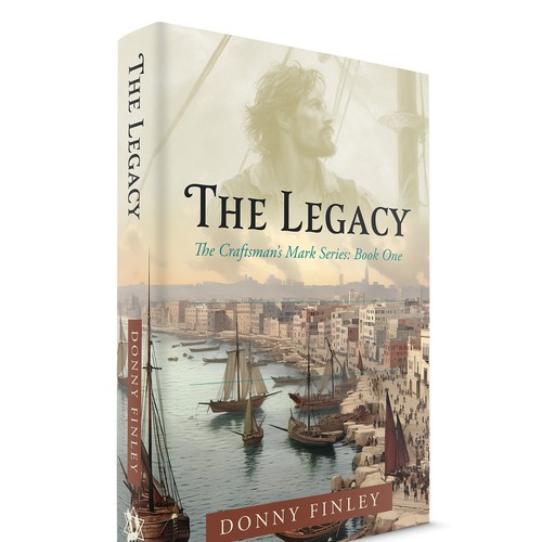 Book cover for epic 1st century story with historical implications Design by Updatefordesign