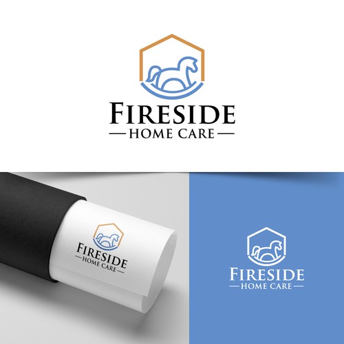 Fireside Home Care Logo Design by Web Hub Solution