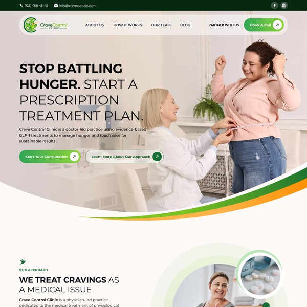 GLP 1 Clinic For Weight Loss Needs Website