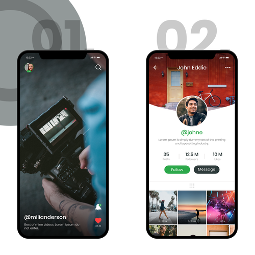 User friendly chat app Design by Utsav Khokhanasiya