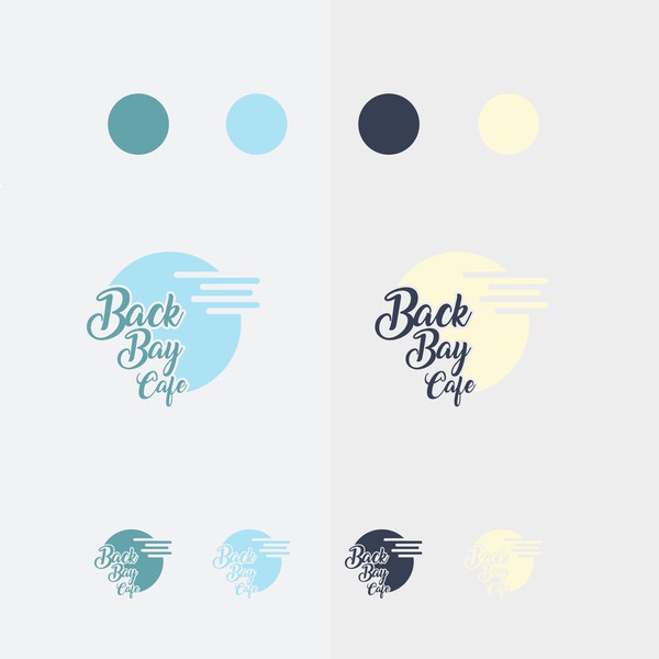 Design by blackwhite99 titled "back bay cafe"