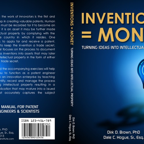 Create a book cover and layout for a business / engineering book Design by l a m o h