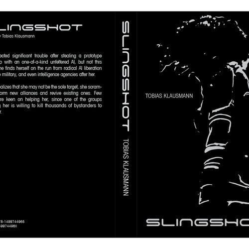 Design di Book cover for SF novel "Slingshot" di martinst