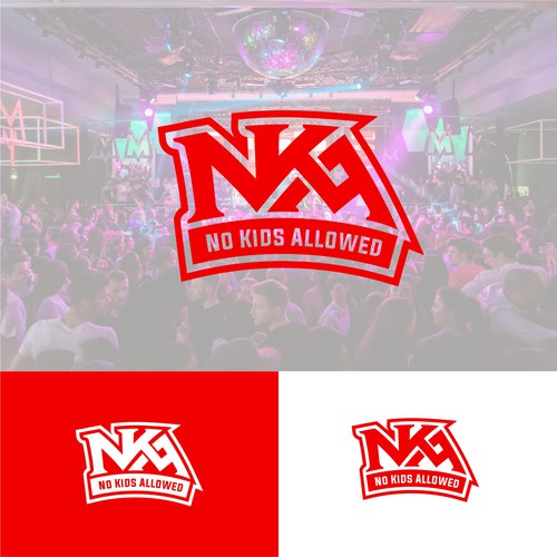 DJ Name Logo Needed for Marketing- NKA (No Kids Allowed) Design by Maxwell Logo