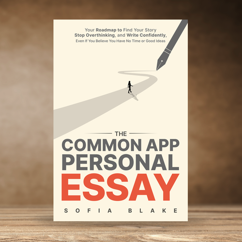 Sharp, fun, upbeat design for a book cover on writing for college applicants Design by praveen007