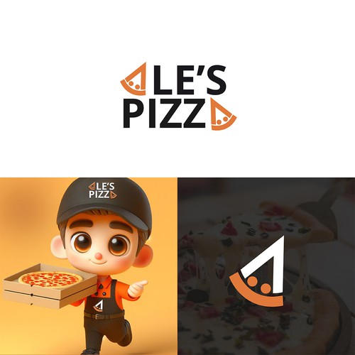 Diseño de Rebrend Ale's pizza (Pizzeria da asporto) de degidesu