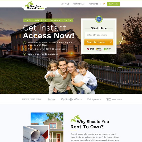 Rent Own Homes Pro